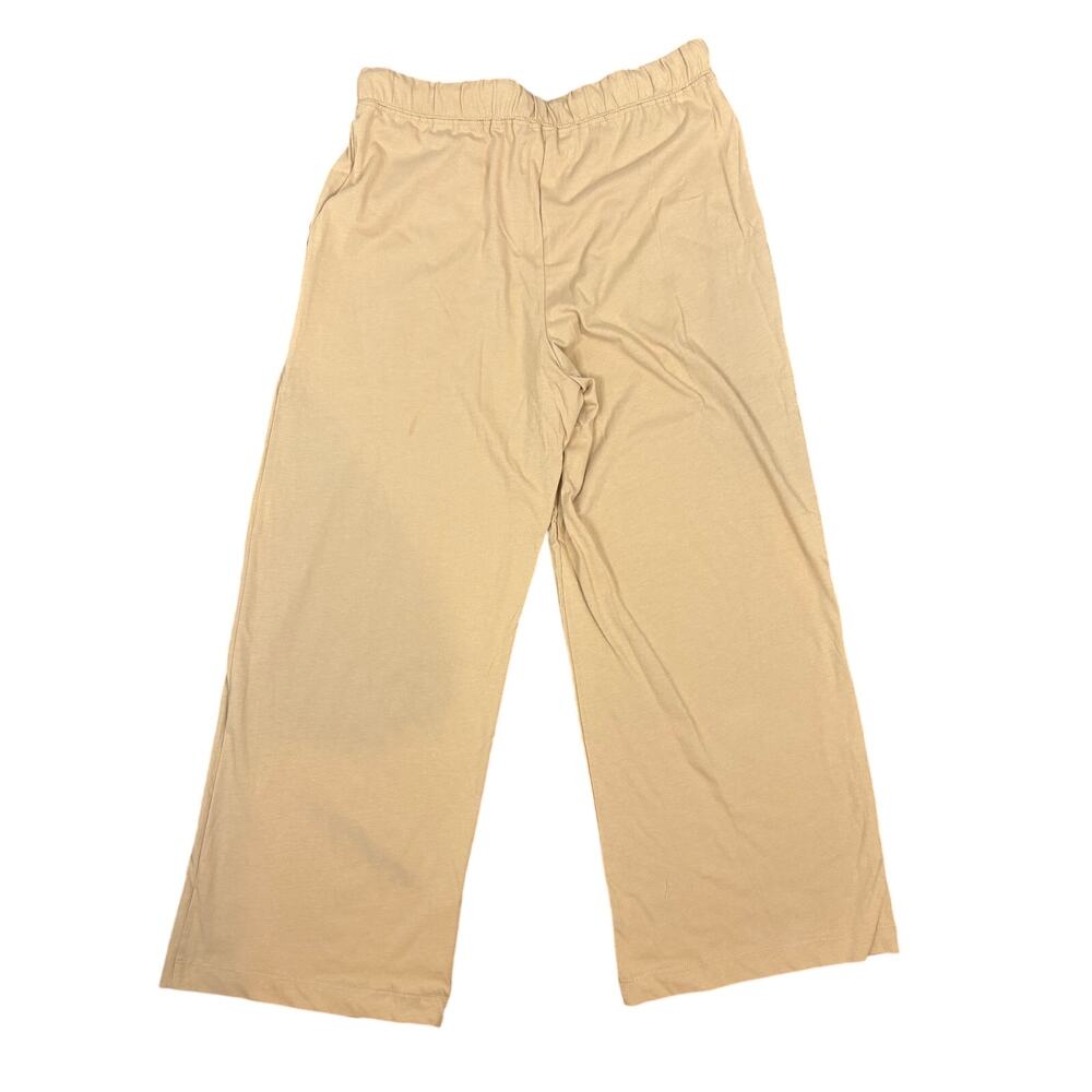 Parachute Organic Cotton Pants Wide Leg Relaxed Lounge Quite Luxury Bisque Sz XL - Picture 4 of 8